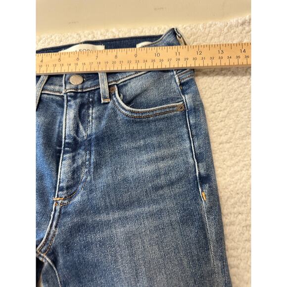 Aritzia Denim Forum Womens The Jane Mid Rise Boot Jeans Size 23 - Picture 7 of 11